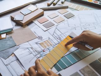 Interior design sketch